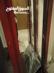  1 بوفيه طويل لون خمري