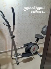  1 جهاز رياضة شبه جديد بسعر مغري جدا