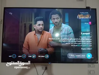  1 شاشه ترنيدو 58بوصه معاها الضمان بتعها