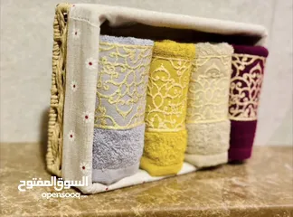  11 Egyptian cotton Bath towels & Bathrobe and kitchen towels for sale.