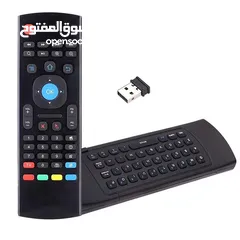  1 2.4G Air Mouse Android Box Wireless Remote Control Keyboard MX3 PC ريموت سمارت مع كيبورد