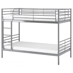  1 Bunk bed frame and mattresses