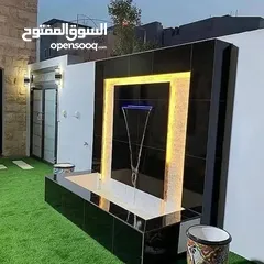  1 انشاء شلالات موديلات حديثة للحدائق والشاليهات .