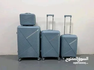  7 طقم شنط سفر ضد الكسر 4 قطع بسعر العرض .. للطلب عبر رقمي الوتس