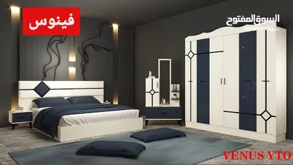  4 5 قطع  كنتور 220 سم  سرير 180 * 200 سم