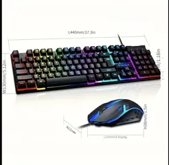  2 KEYBOAR D&MOUSE KIT MECHANICAL FEEL