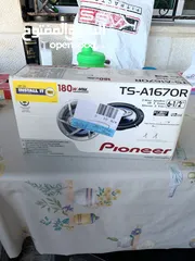  3 سماعات pioneer وسماعات  سوني 240 w XPlod