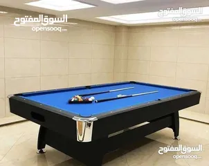  9 طاولة بلياردو خشب (حجم 7 قدم و 8 قدم)