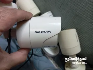  3 نظام مراقبة كاميرات و DVR ومحولات وكل النظام كامل مكمل HIKVISION هايك فيجين 13 كاميرا و 16 مدخل ديفر