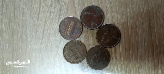  4 عملة اردنيه قديمه