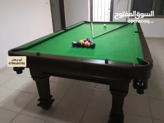  23 طاولات بلياردو جديدة و مستعملة بأحدث المواصفات عرض خاص ولمدة محدودة