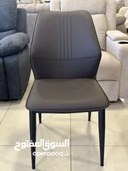 3 كرسي مطبخ جلد مريح