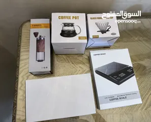  3 عدة تحضير قهوة v60 و كولد برو  V60 and cold brew coffee kit