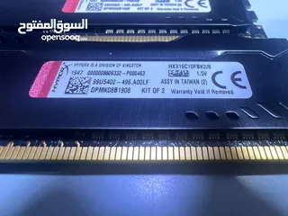  1 رام كمبيوتر جيم /pc. ddr3. ddr4.
