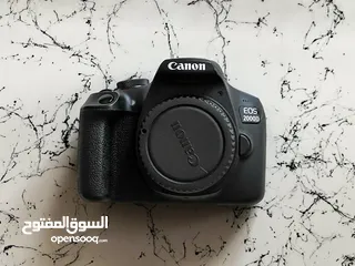  1 Canon2000d بسعر قابل للتفاوض وفي حالة  ممتازة