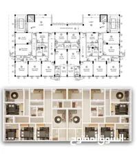  3 شقق ومكاتب للايجار فالدقم