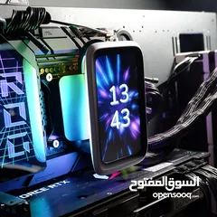  2 Hyte Thicc Q60 240mm CPU Liquid Cooler With IPS 5 inch LCD تبريد مائي  احترافي