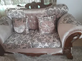  4 طقم كنب تسع مقاعد مع طاولة وسط استخدام بسيط