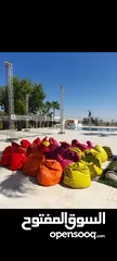  5 بفات beanbags عروض للحديقة للبيت ولكل مكان ، حجم الستاندرد المناسب لجميع الاعمار الأكثر طلبا