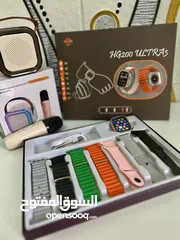  1 ‎ساعة ذكية موديل HG200 Ultra 3 – شكل أنيق وتقنيات حديثة سماعه مجانية مع البوكس