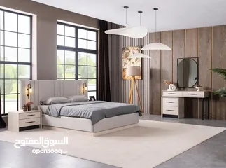  8 غرف نوم خشب لاتيه 18 مل بالكامل ملبس ميلامين