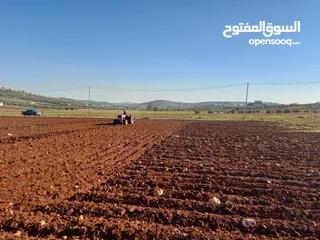  20 أرض في نادره دحل خربة المطوي شرق جرش