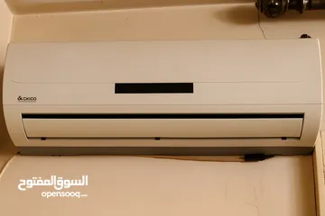  1 مكيف عادي 1طن اداء قوي جدا تبريد ثلج حتى لو الجو نار وحدة خارجية جديده