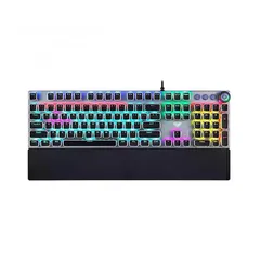  1 كيبورد سلكي ميكانيكي اصلي AULA F2088 USB WIRED KEYBOARD BLUE SWITCH