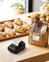  2 طابعة  بلوتوث  طباعة ستكرات و ليبل و اسعار و تواريخ