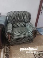  5 طقم كنب ست مقاعد بحاله نضيفه