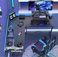  4 طاولة على شكل حرف L للبليستيشن و القيمينج