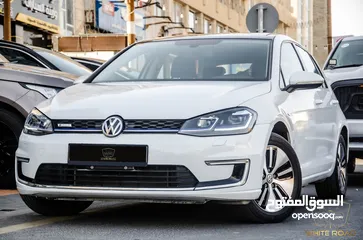  1 Volkswagen E-golf 2019  السيارات بحالة ممتازة جدا و ممشى ما يقارب ال 25,000  كم