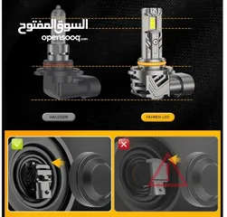  2 لمبات LASER LED امريكي اصلي 16 شريحة ماركة FAHREN