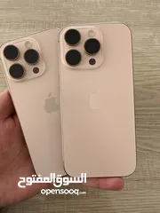  3 iPhone 16 pro.  128GB.  Battery 100%