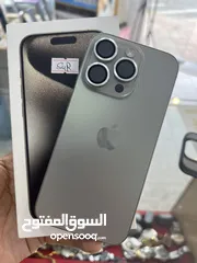  1 iPhone 15 pro 256 gb 100% BH 7 months warrnty