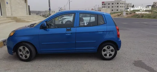  7 كيا بيكانتو موديل 2009 سيارة نظيفه نخب بسعر ممتاز