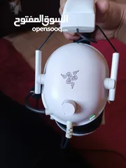  5 Razer black shark v2. X white edition  Used like new