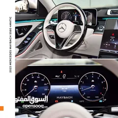  13 مرسيدس مايباخ وارد وكفالة الوكالة 2023 Mercedes Maybach S580 4MATIC