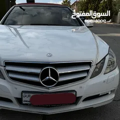 2 سيارة مرسيدس بنز E200 موديل 2013 بحالة ممتازة Mercedes Benz لون ابيض , فرش خمري , كشف بسعر مغري
