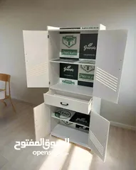  3 خزانة  لتنظيم الحمام مصنوعه من لوح عالي الجودة
