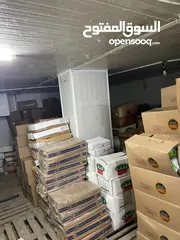  6 سوبر ماركت وغرفة تبريد