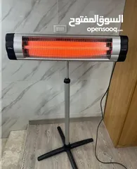  2 صوبة المساحات تعليق مع ستاند للغرف من ميجا قوة 2000 واط   بامكانها تدفئة مساحة تصل إلى 40 م مربع