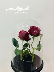  3 Flower rose dome