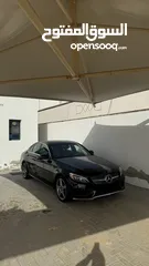  1 Mercedes C300 AMG 2018 اي ام جي اصلي فل مواصفات بانوراما بدون صبغ داخل جلد احمر