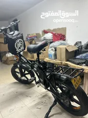  7 بسكليت كهربائية BMX 2024 – بطارية 48V، موتور 250W، قابلة للطوي، مع طاقية وشاحن