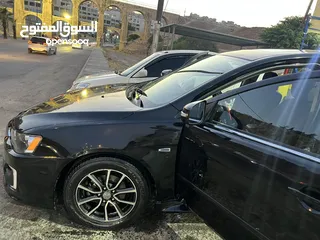  5 متسوبيشي لانسر اعلى صنف وارد الشركة التجارية 2017 للبيع