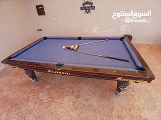  4 طاولة بلياردو بحالة جيدة للبيع في الغور طريق البحر الميت