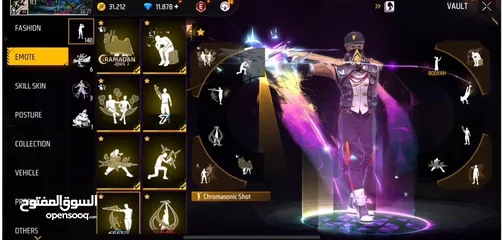  3 Season 1 Sakura free fire account with 17 maxed evos for sale very cheap with 12k diamonds