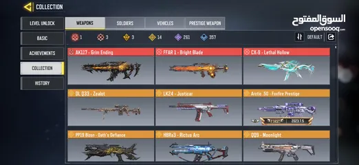  1 3 Mythics + 14 Legendaries  5K AED Invested  Legendary Rank Achieved (Secure Negotiable)