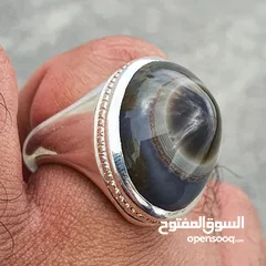  3 البيع خاتم حجر سليماني من نوادر الاحجار وحجمه راهي